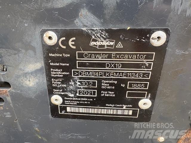 Doosan DX 19Z Mini excavatoare < 7t