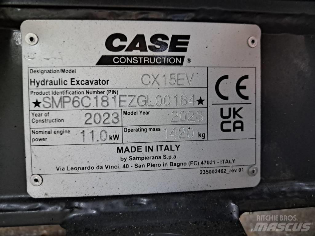 CASE CX15EV Mini excavatoare < 7t