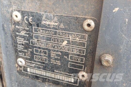 Develon DX 10 Z Mini excavatoare < 7t