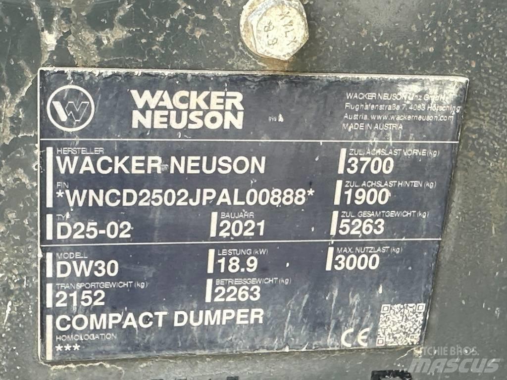 Wacker Neuson DW 30 Minitractor de teren
