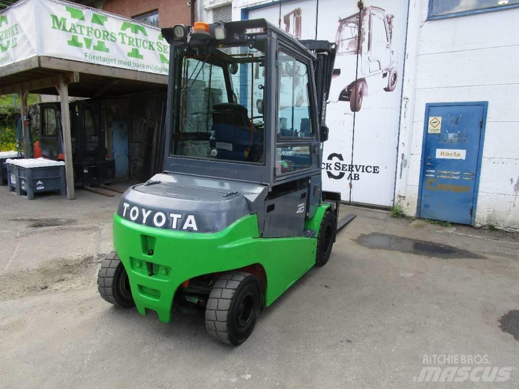 Toyota Elmotvikt Stivuitor electric