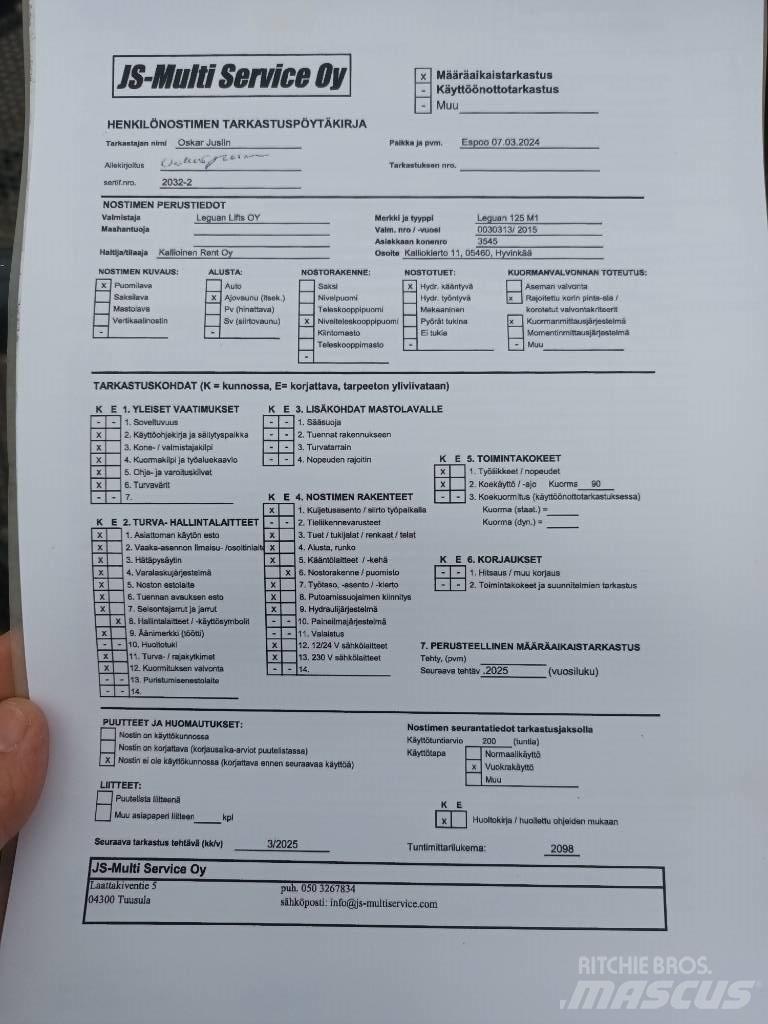 Leguan 125 Nacele compacte autopropulsante