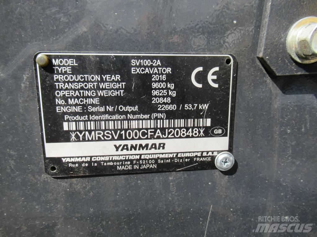 Yanmar SV 100-2A Excavatoare 7t - 12t