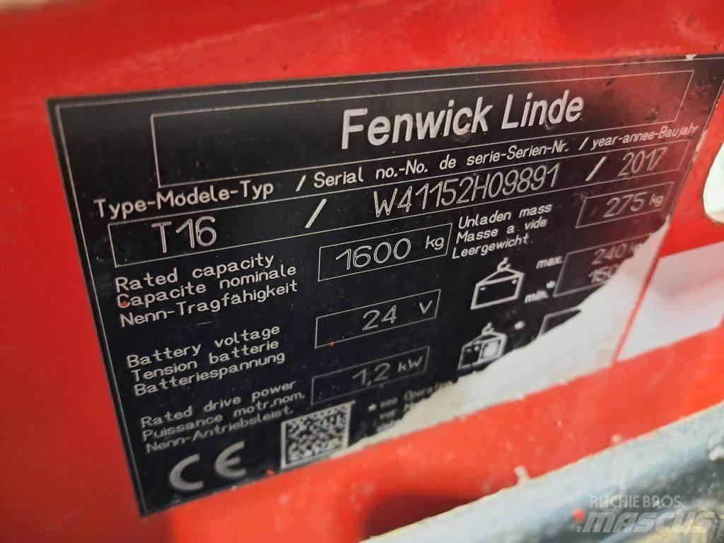 Linde T16 Transpaleta manuala