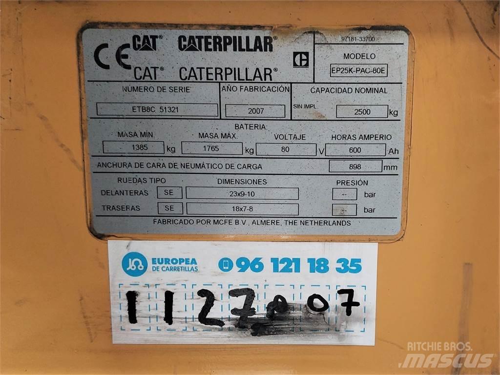 CAT EP25K PAC Stivuitor electric