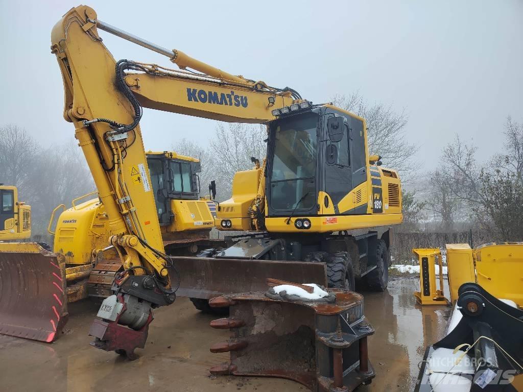 Komatsu PW180-11 Excavatoare cu roti
