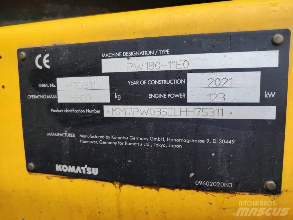 Komatsu PW180-11 Excavatoare cu roti
