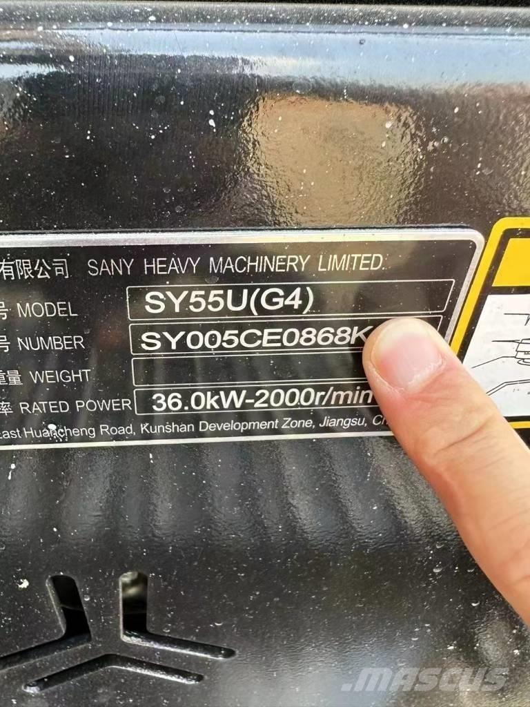 Sany SY 55 U Mini excavatoare < 7t