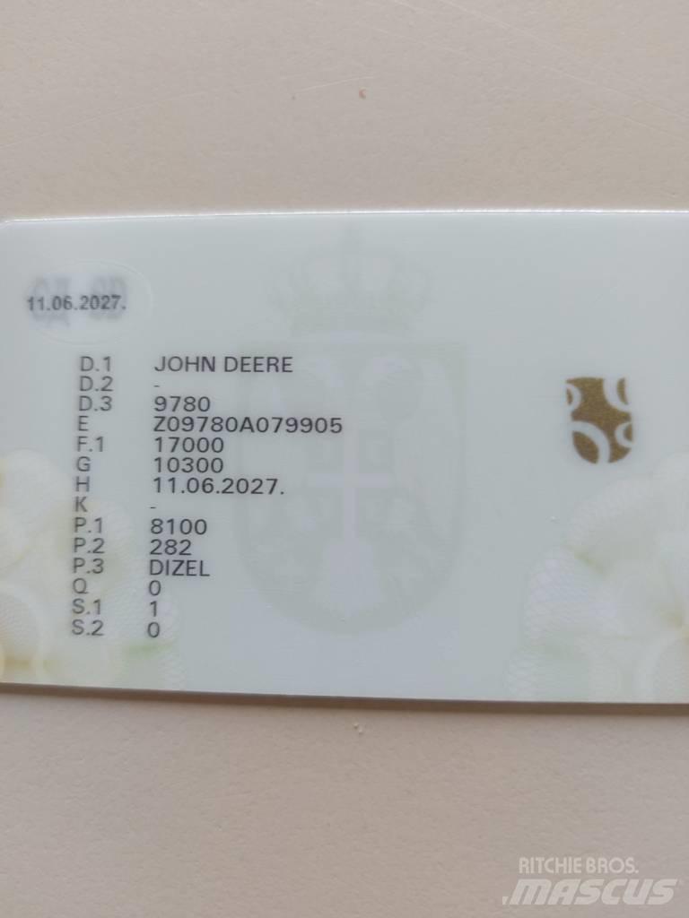 John Deere 9780 CTS Combine de secerat