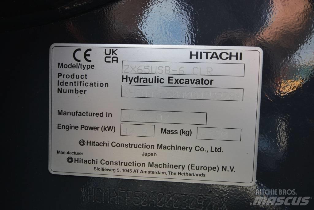 Hitachi ZX 65 USB-6 Mini excavatoare < 7t