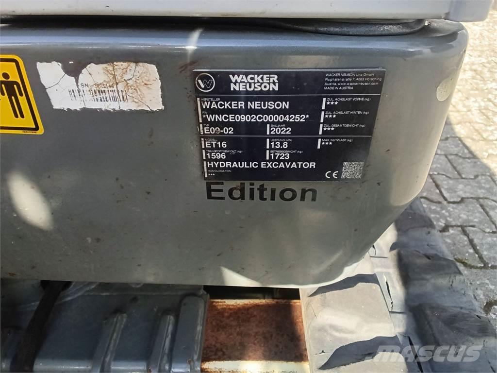 Wacker Neuson ET16 Excavatoare pe șenile
