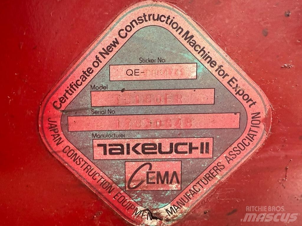 Takeuchi TB 180 FR Excavatoare 7t - 12t