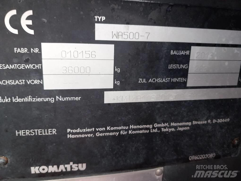 Komatsu WA500-7 Incarcator pe pneuri
