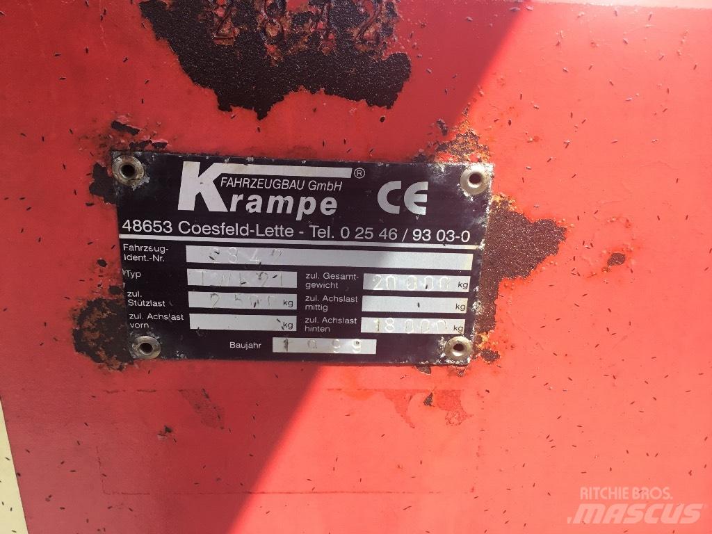 Krampe TWK21 Remorci rabatabile