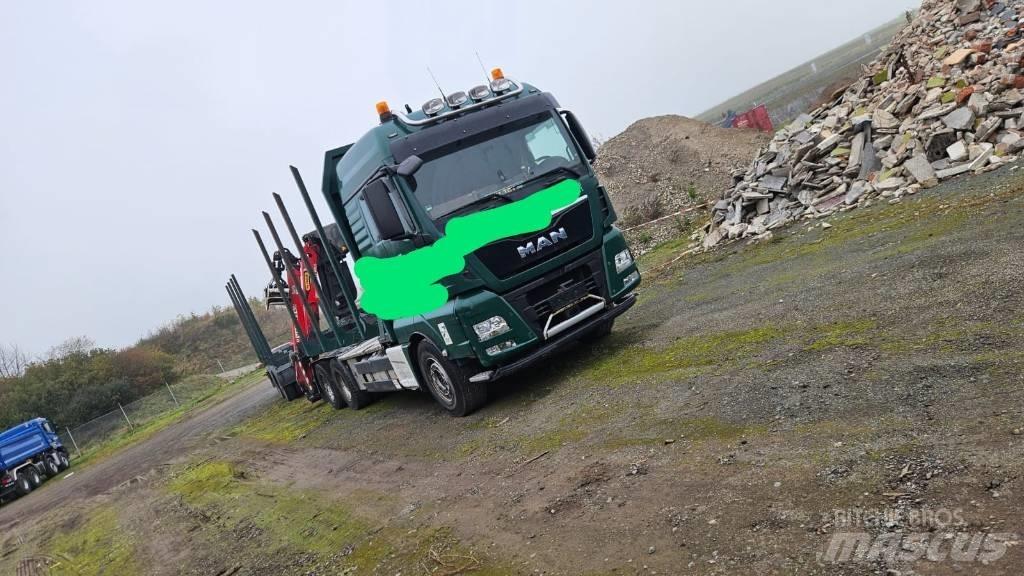 MAN TGX 26.580 Camion pentru lemne
