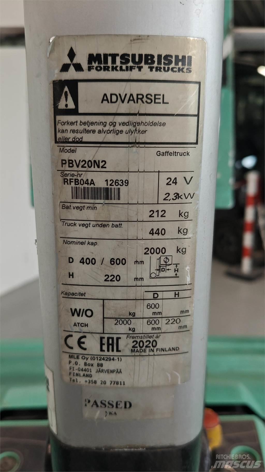 Mitsubishi PBV20N2 Strivuitoare-altele