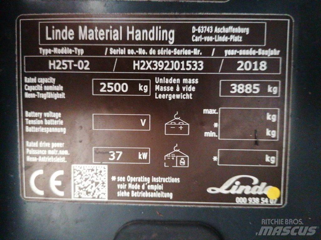 Linde H25T-02 Stivuitor GPL