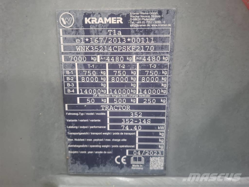 Kramer 8115 Incarcator pe pneuri