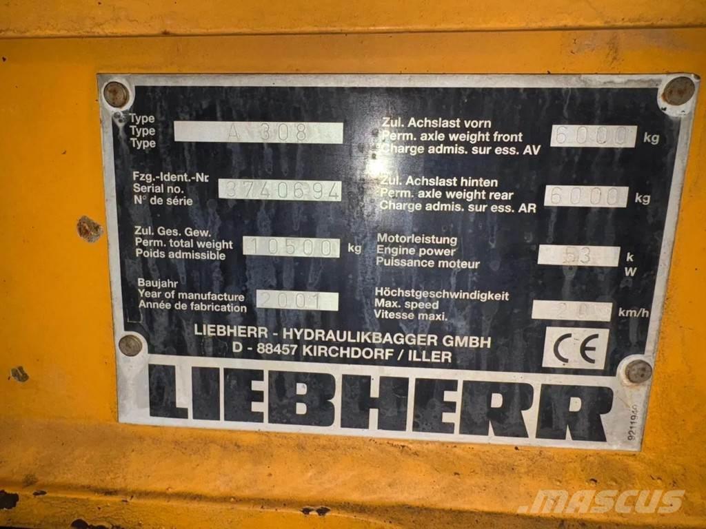 Liebherr A308 Excavatoare cu roti