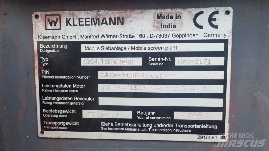 Kleemann MS 703 EVO Dispozitive mobile de cernut