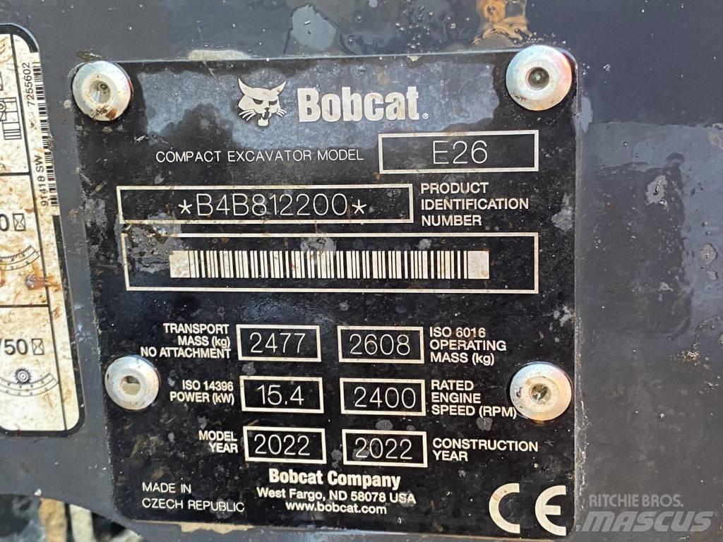 Bobcat E 26 Mini excavatoare < 7t