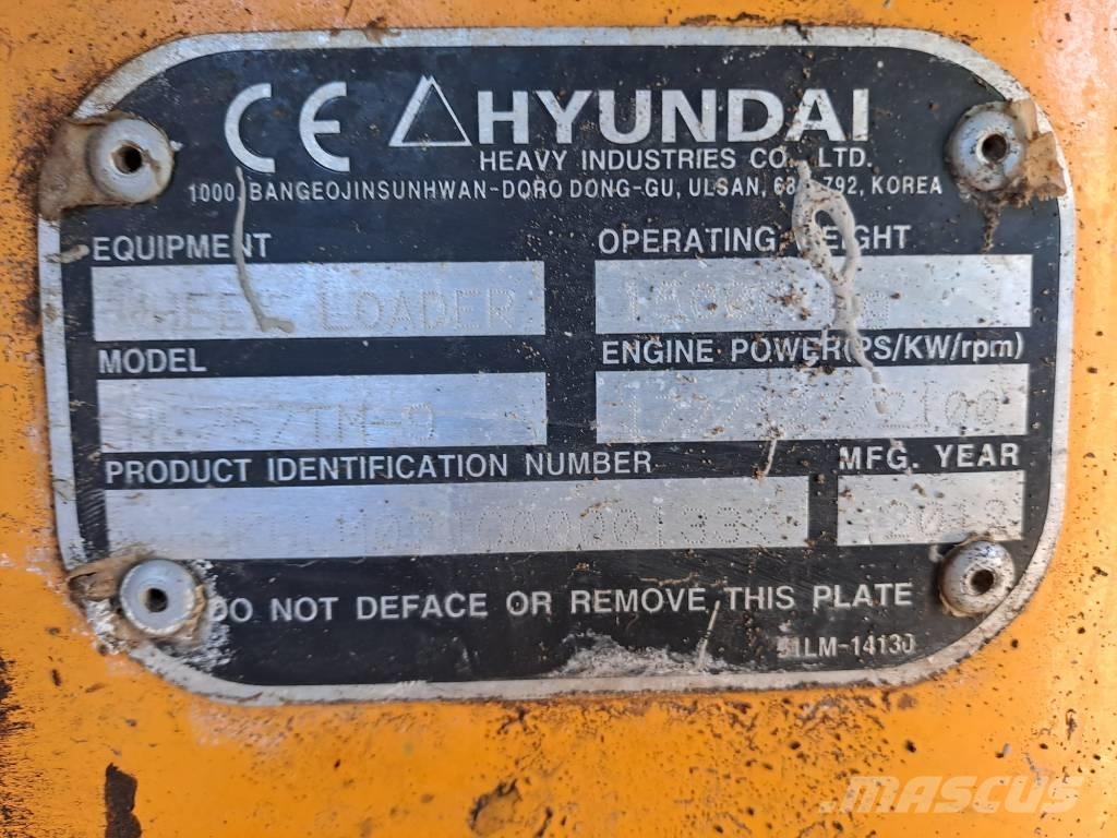 Hyundai HL 757 TM-9 Incarcator pe pneuri