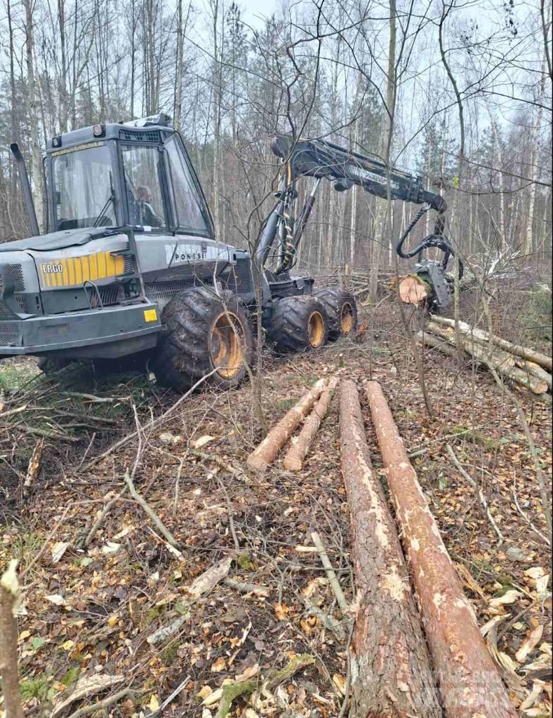 Ponsse Ergo 6W Combine forestiere