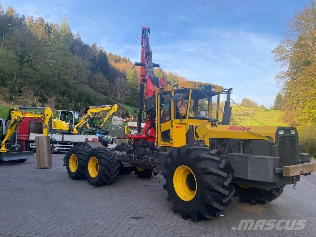 Welte W 210 Utilaje de manevrarea a bustenilor
