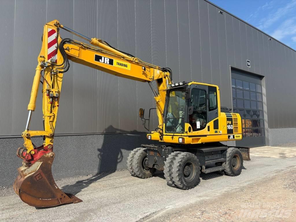 Komatsu PW 160 Excavatoare cu roti