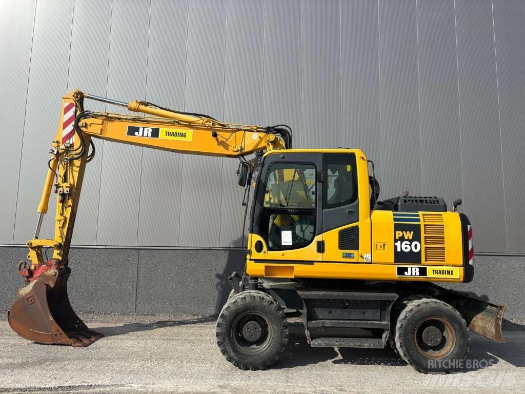 Komatsu PW 160 Excavatoare cu roti
