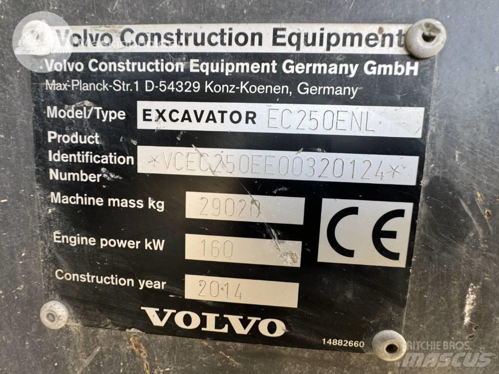 Volvo EC 250 E N L Excavatoare pe șenile
