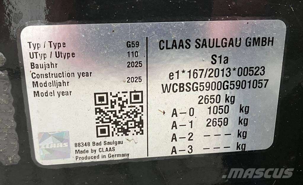 CLAAS Volto 1500 T Greble