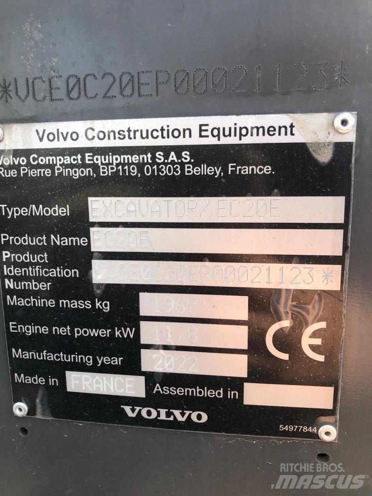 Volvo EC 20 E Mini excavatoare < 7t