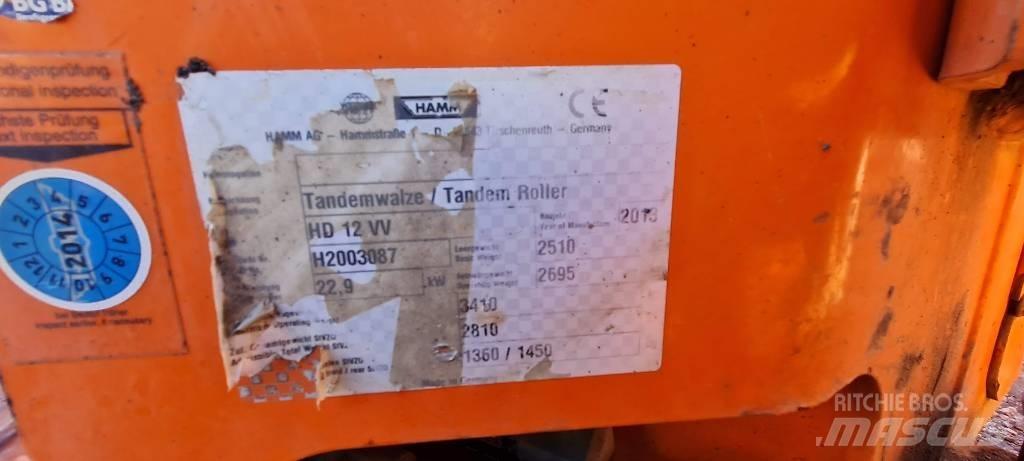 Hamm HD 12 VV Cilindri compactori dubli