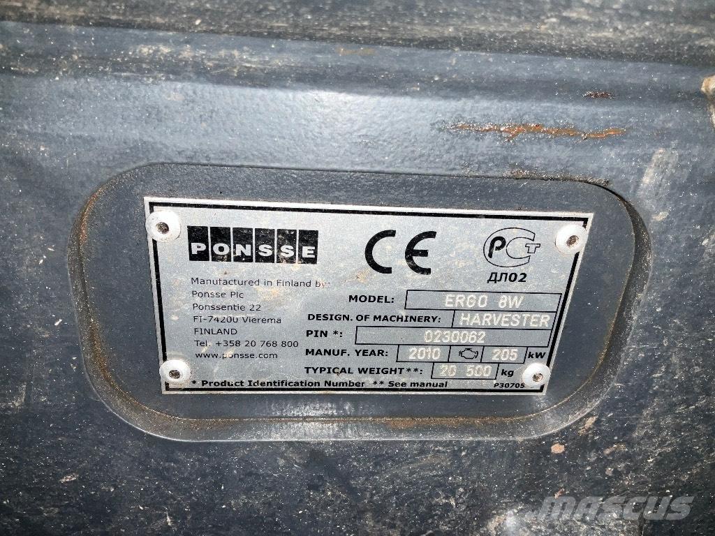Ponsse ERGO 8W Combine forestiere