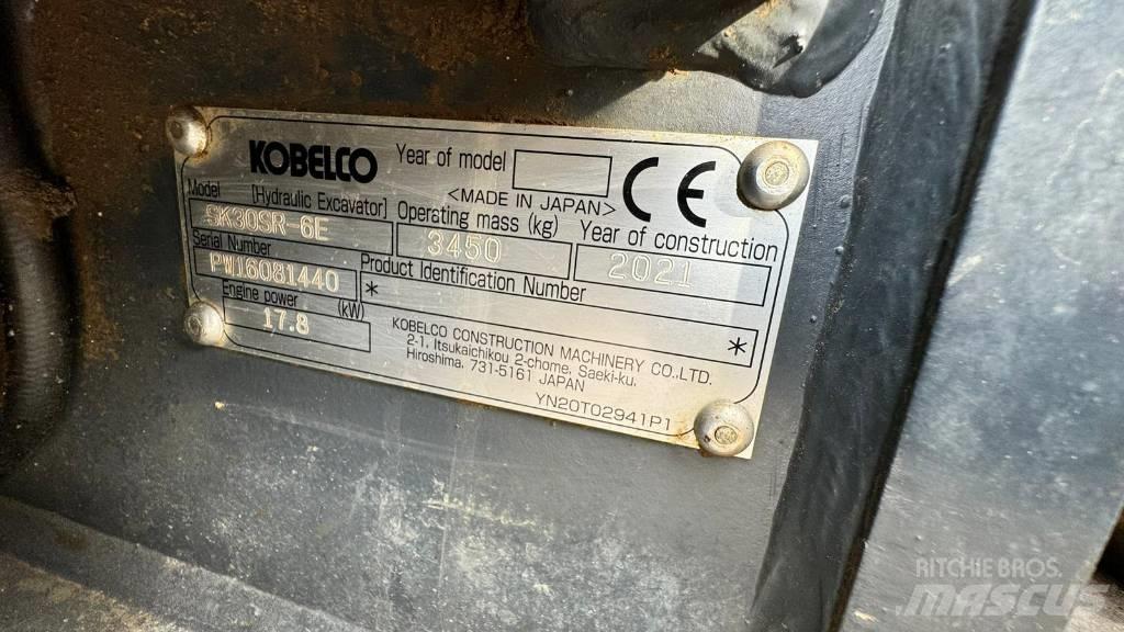 Kobelco SK 30 SR-6E Mini excavatoare < 7t