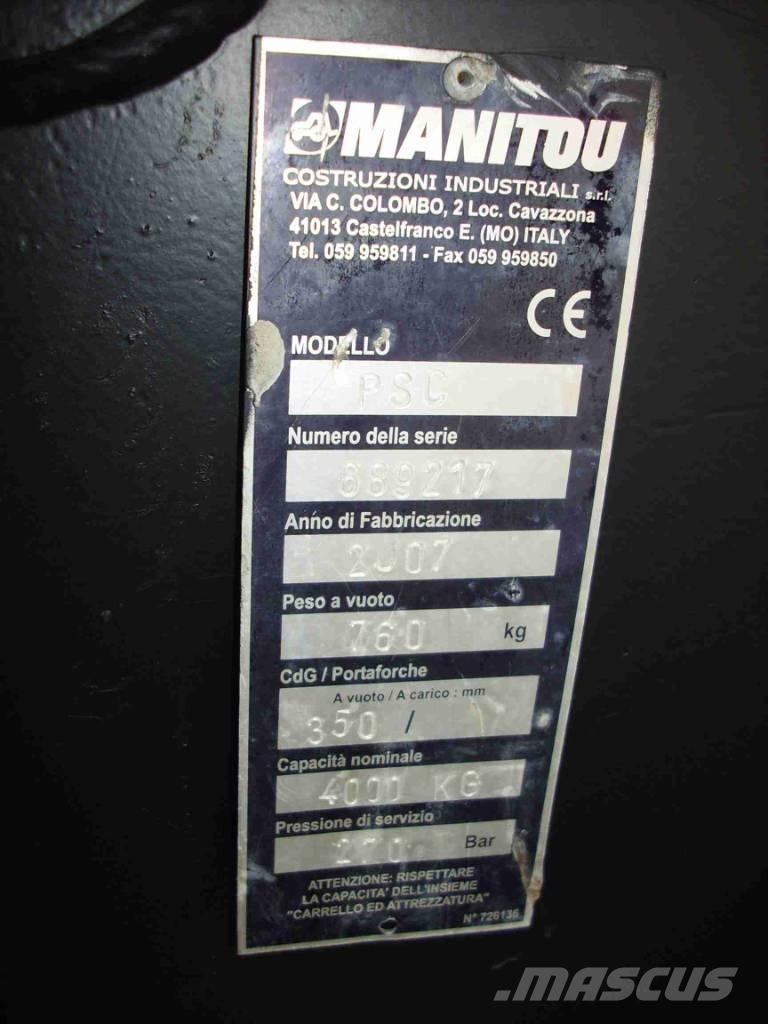 Manitou PSC4000 Stivuitoare - Altele