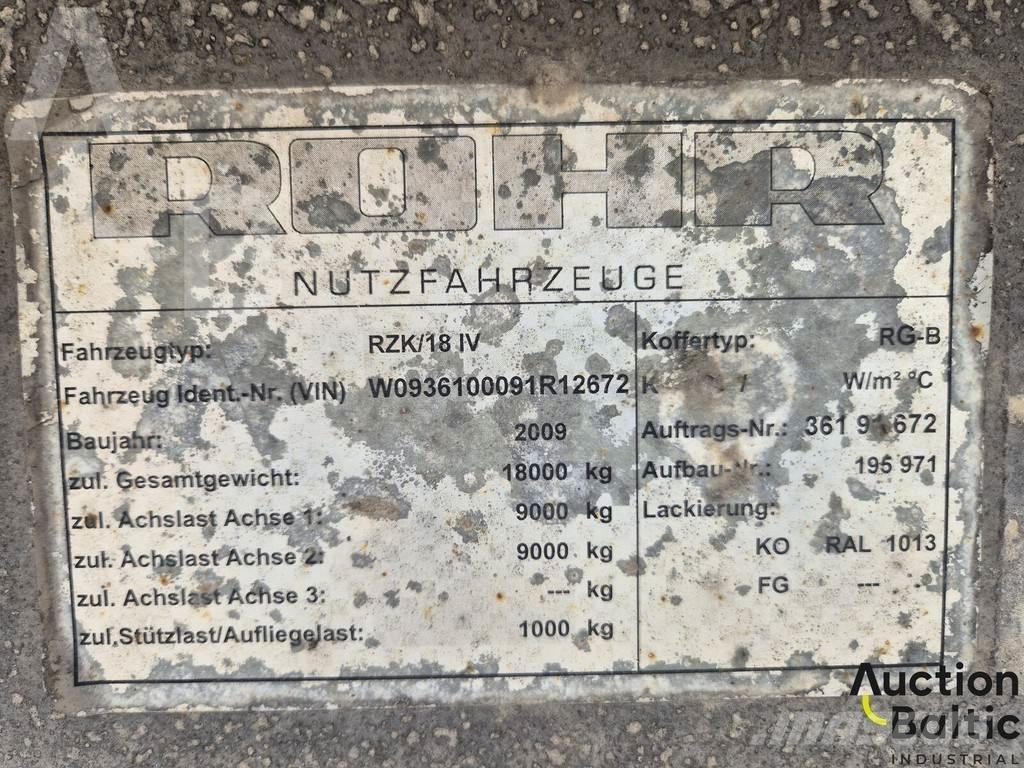 Rohr RZK 18 IV Semi-remorca speciala