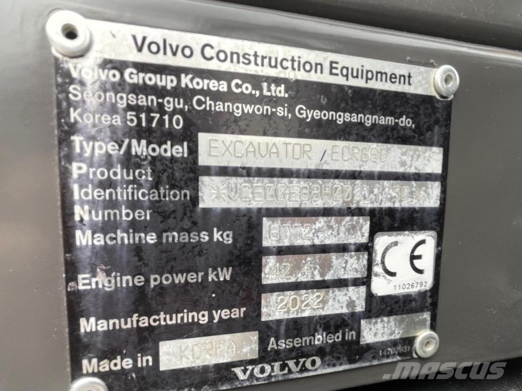 Volvo ECR88D Excavatoare 7t - 12t