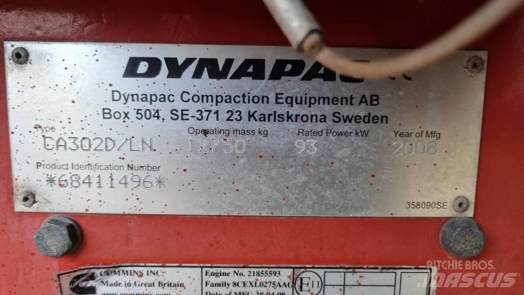 Dynapac CA302D, Vält Compactoare monocilindrice
