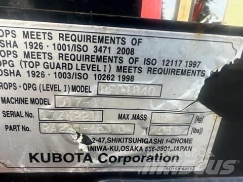 Kubota U 17-3 Mini excavatoare < 7t