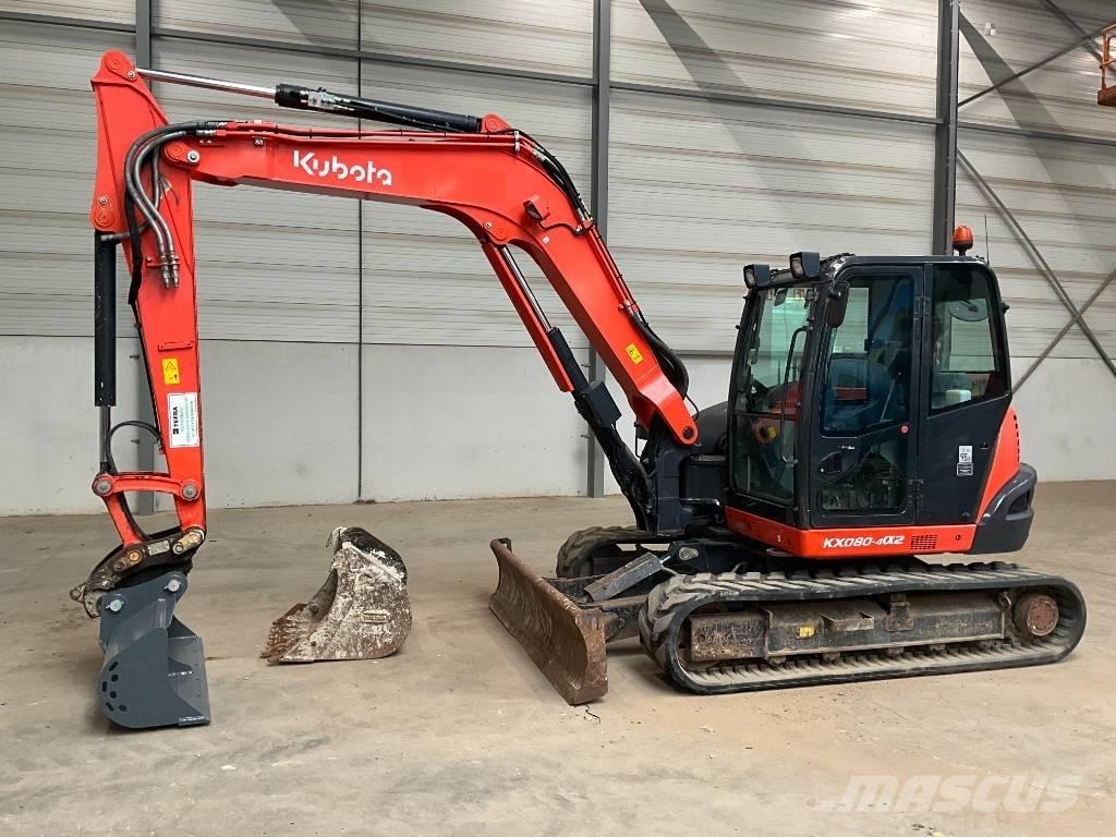 Kubota KX 080-4 A 2 Excavatoare 7t - 12t