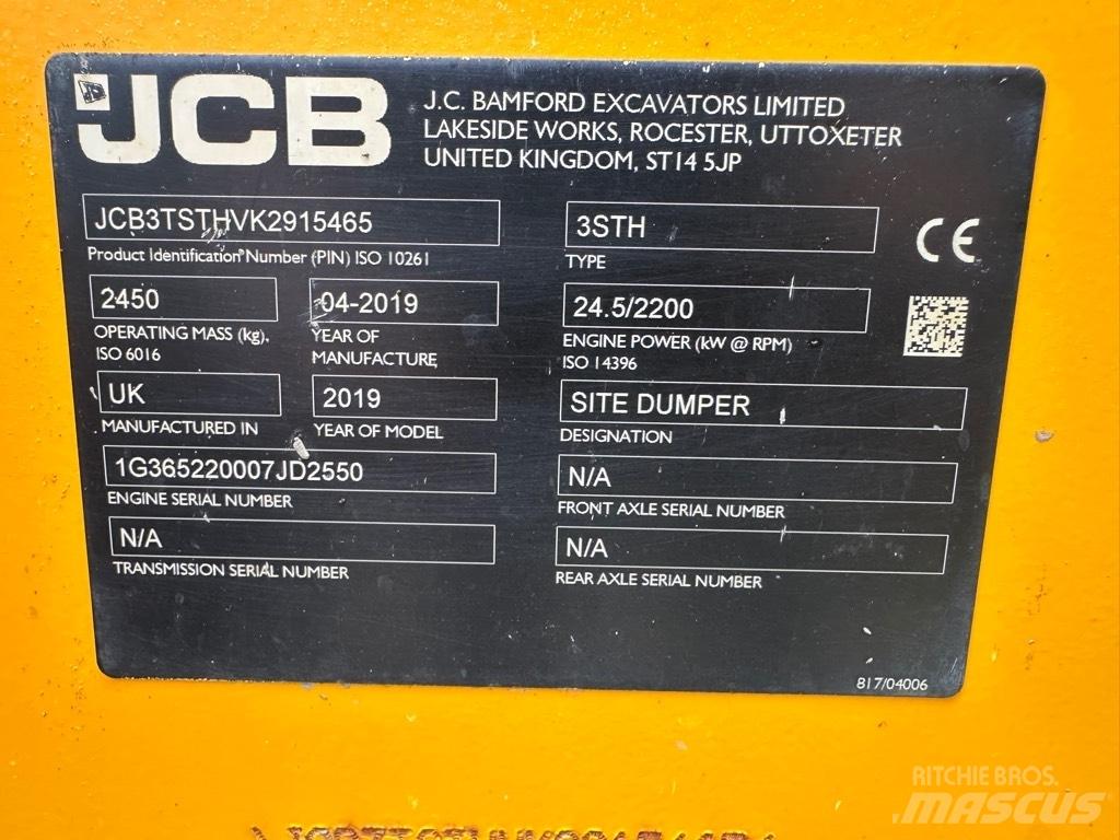 JCB 3STH SWIVEL Minitractor de teren
