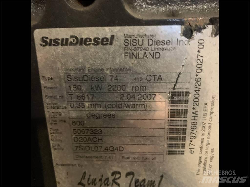Sisu 74CTA Motoare