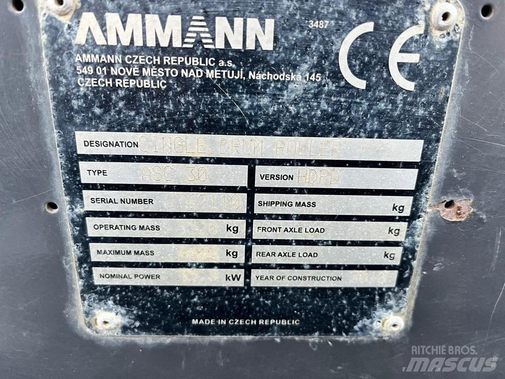 Ammann ASC 30 Compactoare monocilindrice