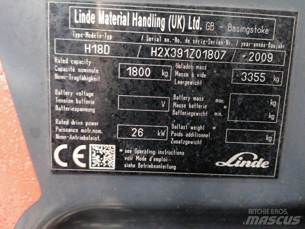 Linde H18D Stivuitor diesel