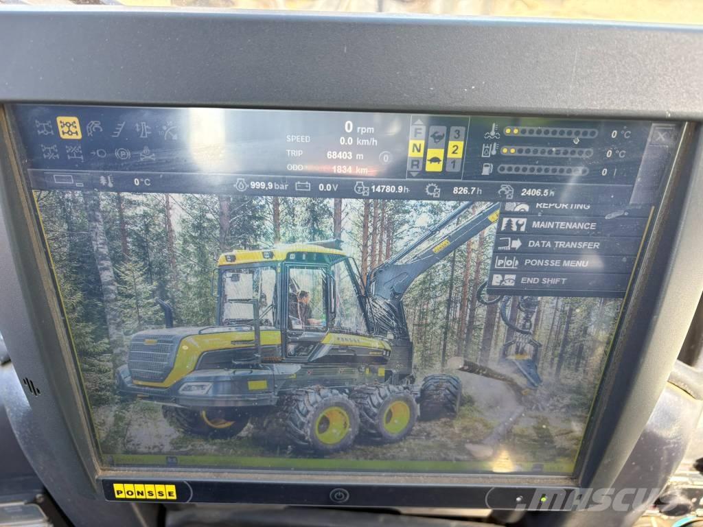 Ponsse Fox 8W Combine forestiere