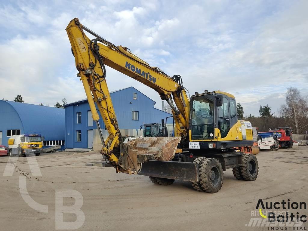 Komatsu PW160-7 Excavatoare cu roti
