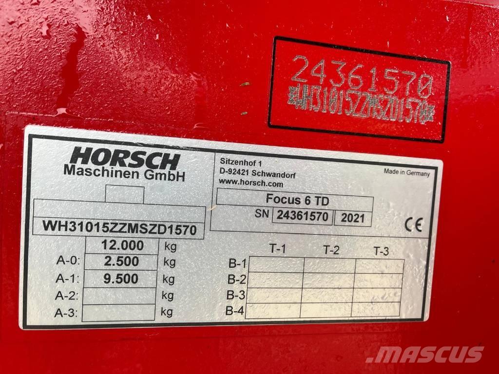 Horsch Focus 6 TD Perforatoare