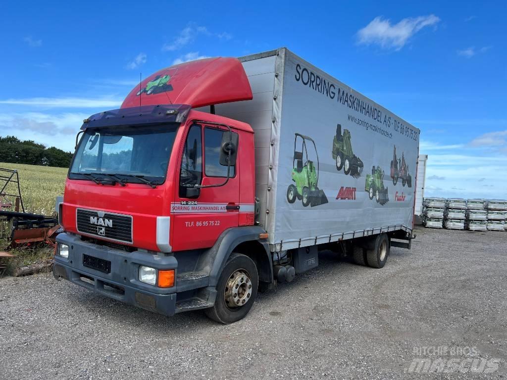 MAN 14.224 Camioane platforma/prelata